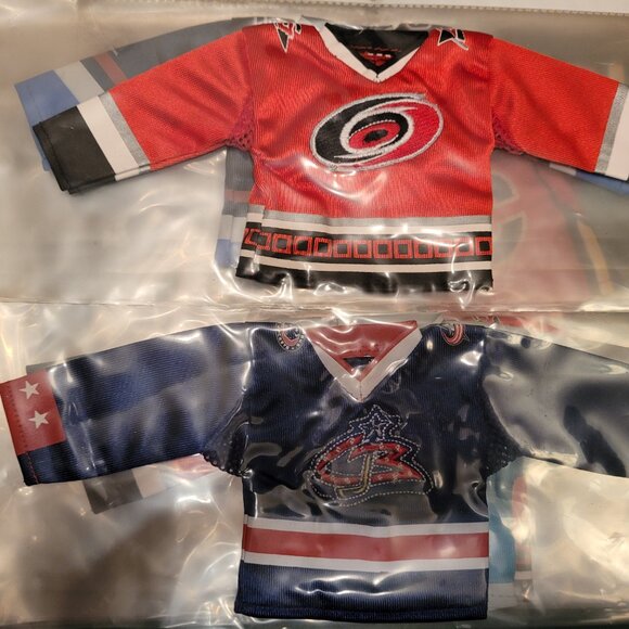 Lot of 24 2006-2008 Upper Deck NHL Mini Jersey's 4" X 9" NESH STAAL VANEK & more - Picture 4 of 16